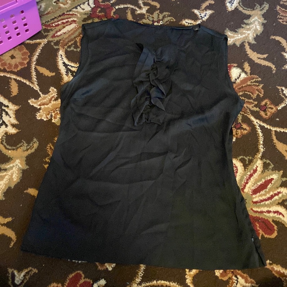 Semantiks silk ruffle top
